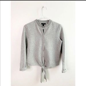 J Crew Tie Front Cardigan